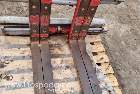 Paletyzer na dwie palety Durwen DPK30C podwójny paletyzer, widły do palet
