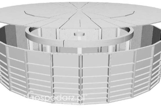 Prefabrykowany żelbetowy zbiornik na gnojówkę