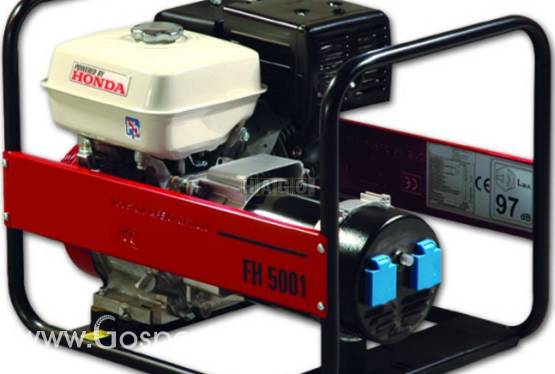 AGREGAT PRĄDOTWÓRCZY STANDARD - JEDNOFAZOWY FH 5001 / FH 5001E