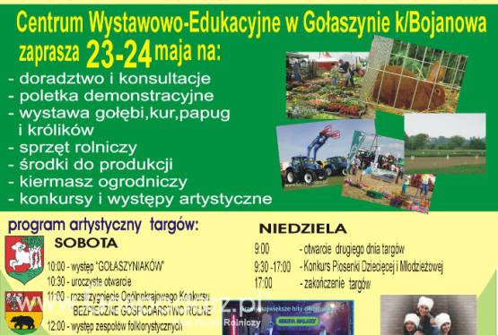 Regionalne Targi Rolnicze Gołaszyn – Wiosna 2015