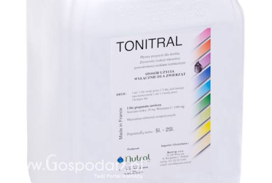 TONITRAL 25L - preparat dla drobiu: rewelacyjny na stres cieplny!