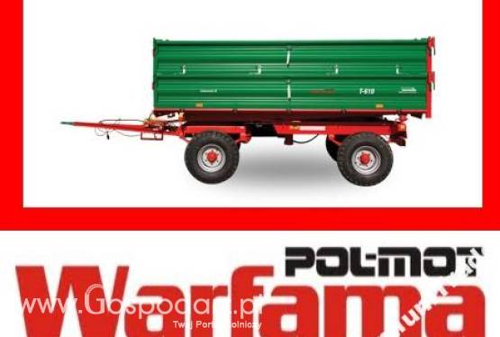 NOWA Przyczepa Wywrot 3 strony 6 ton WARFAMA T-610