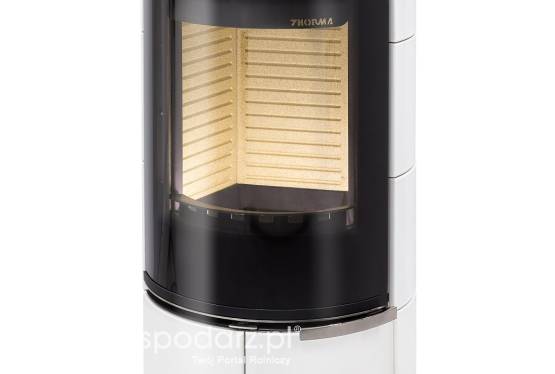 Piecyk na drewno Andorra Special kafel biały – Thorma