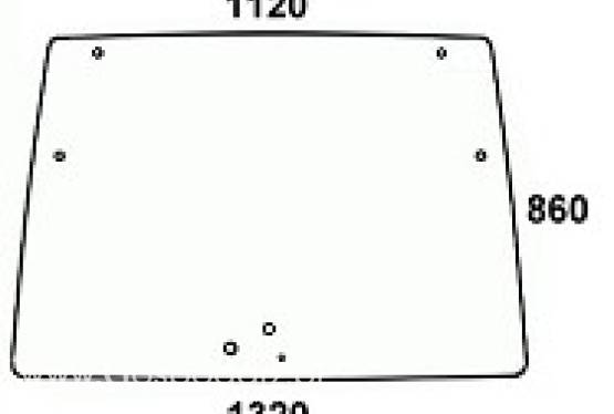 DEUTZ - szyba przednia