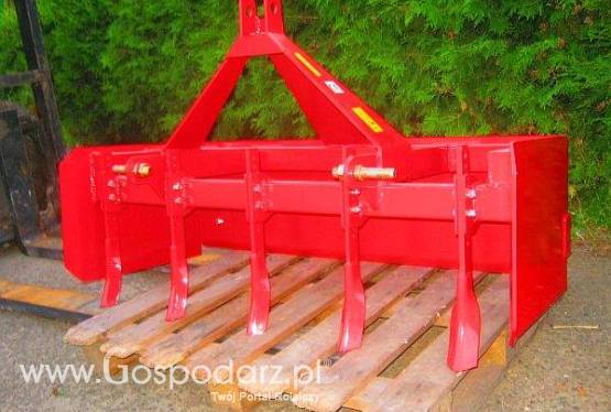 Niwelator zawieszany na TUZ ciągnika, równiarka skrzyniowa N-120
