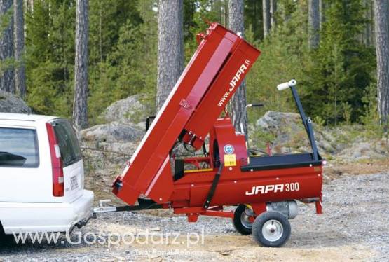 Kombajn do drewna kominkowego z piłą łańcuchową JAPA 300