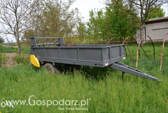 Rozrzutnik obornika jednoosiowy (ładowność: 3,5t) - stan bdb!