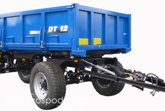 Przyczepa do transportu torfu DT 12
