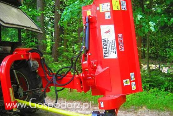 POLEXIM AGF-140: SPECJALISTYCZNA KOSIARKA  BIJAKOWA TYLNO-BOCZNA 140cm