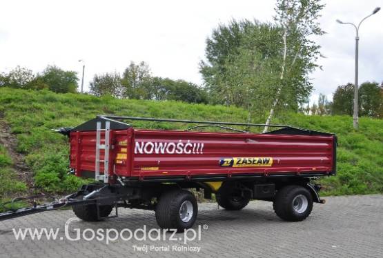 Przyczepa rolnicza ZASŁAW D-737BA-6 z burtą 800 mm