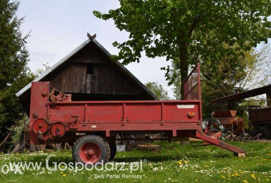 Rozrzutnik obornika jednoosiowy (ładowność: 2,5 t) - 100% sprawny