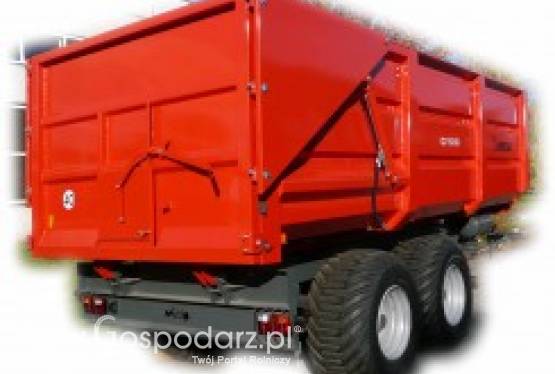 SPC (16, 20 t) Przyczepy skorupowe tandem, hydrauliczne otwieranie klapy tylnej.