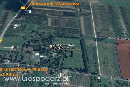 Działka rolna o powierzchni 3 ha 0225 m kw. z przeznaczeniem pod uprawę drzew i krzewów owocowych