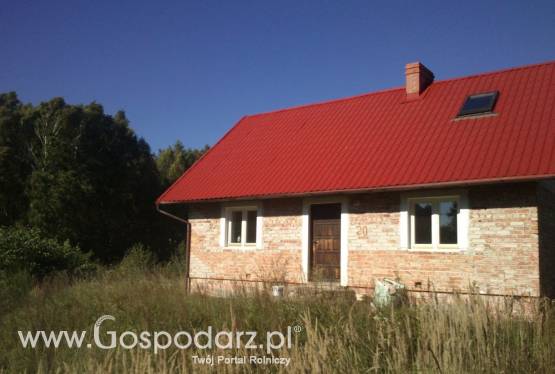 Działka siedliskowa z budynkiem gospodarczym 15 km od morza