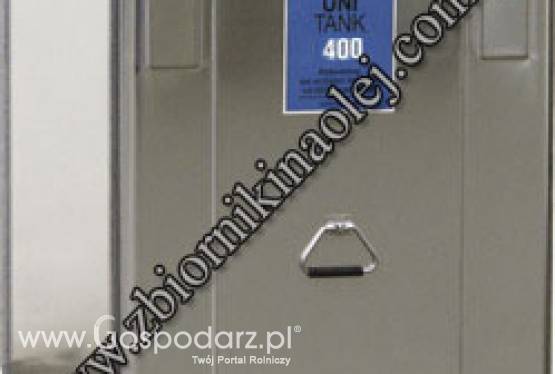 Dwupłaszczowy zbiornik na olej UNI-TANK, 400 l