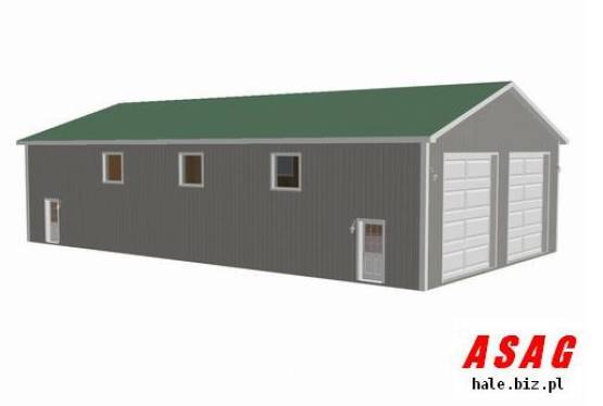 Konstrukcha stalowa hali 220,3m2 10,8x20,4 wiata garaż magazyn