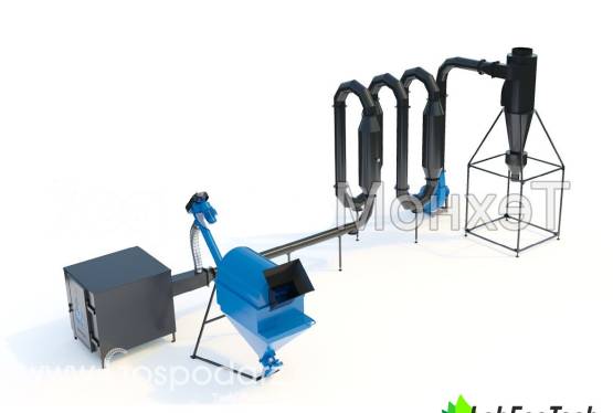 Suszarnia aerodynamiczna do trocin, siana SA-400 | 400 kg/h