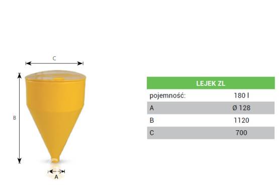 Lejek do paszomatów 180 litrów