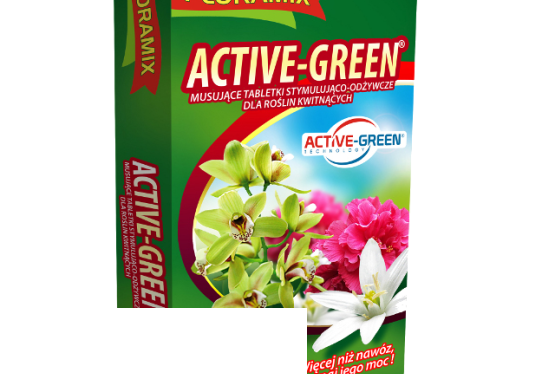 ACTIVE-GREEN® Musujące Tabletki dla Roślin Kwitnących