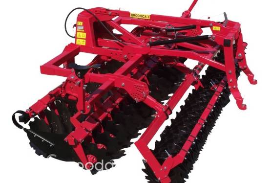 AGREGATY TALERZOWE O STAŁEJ SZER. ROB. - zawieszane, kompaktowe ze sprzęgiem do siewnika