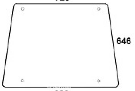 DEUTZ - szyba boczna