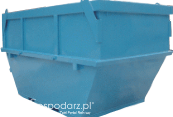 Kontener typu MULDA otwarty - wykonany w systemie linowym, bramowym lub widłowym  typu PT-24
