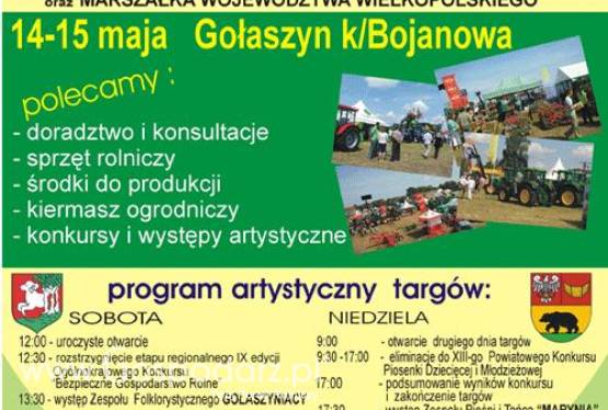 Regionalne Targi Rolnicze - Gołaszyn – Wiosna 2011