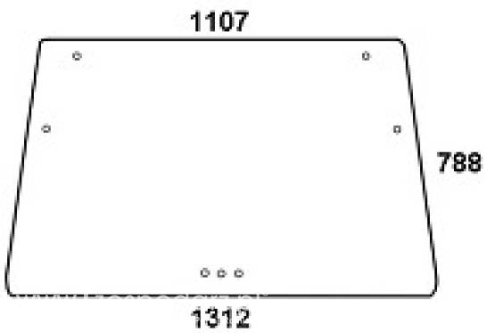 DEUTZ - szyba przednia