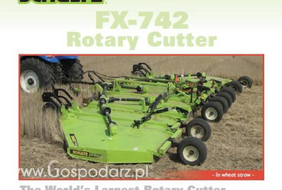 Rozdrabniacz (kosiarka rotacyjna, mulczer) SCHULTE FX725 - NAJWIĘKSZA 12.8m! nowa