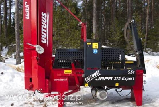 Kombajn do drewna kominkowego z piłą łańcuchową JAPA 375