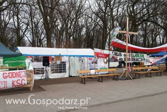 NSZZ RI „Solidarność” zawiesza protest w postaci zielonego miasteczka i przechodzi do innych form akcji protestacyjnej