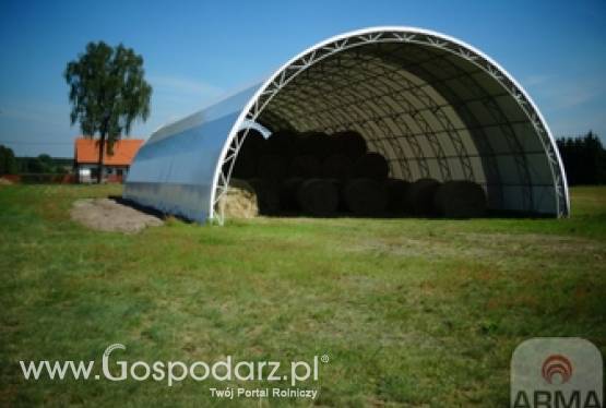 hala tunelowa konstrukcja ocynk ogniowy 8x20