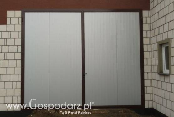 Drzwi inwentarskie z płyty warstwowej do hal, obór , magazynów itp.