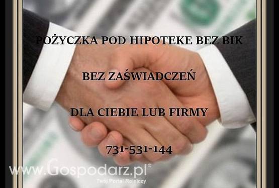 POZYCZKI POD ZASTAW NIERUCHOMOSCI POZABANKOWE NAWET NA 5 LAT do 10 mln