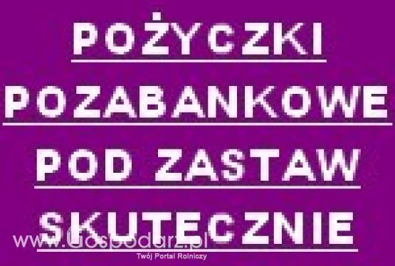 PRYWATNE POZYCZKI BEZ BIK POD ZASTAW ZIEMI ROLNEJ