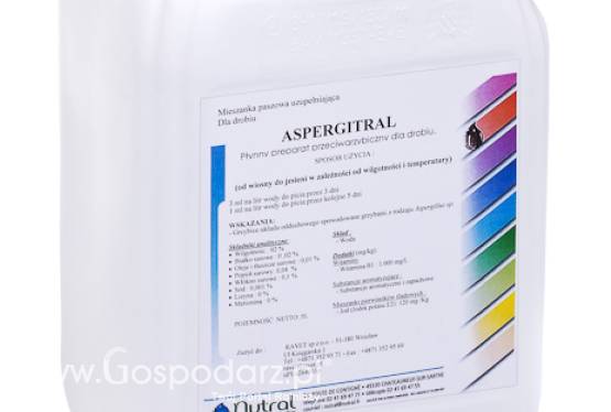 ASPERGITRAL 5L - preparat przeciwgrzybiczny dla drobiu