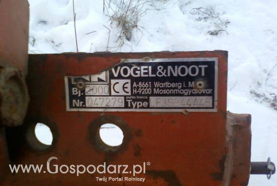 Sprzedam pług zagonowy czteroskibowy VOGEL & NOOT