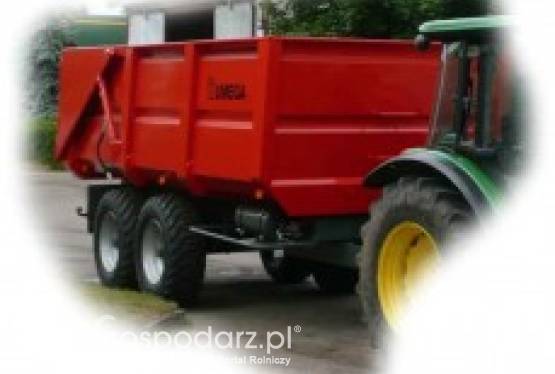 SPC14 (14 t) Przyczepa skorupowa tandem, hydrauliczne otwieranie klapy tylnej.