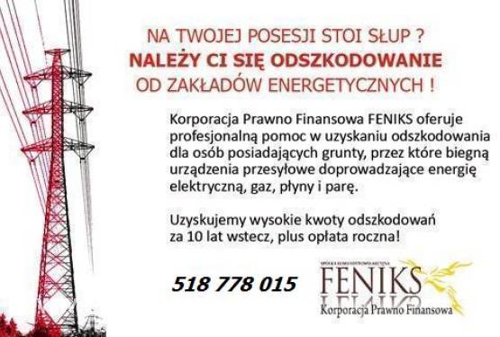 Odszkodowania za słupy