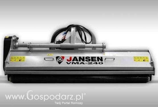 CIĘŻKA KOSIARKA BIJAKOWA 240 CM Z PRZESUWEM HYDRAULICZNYM, UNOSZONĄ POKRYWĄ. ZALECANA MOC CIĄGNIKA <80KM. Uzbrojenie bijak łopatka 1200g x 22szt.