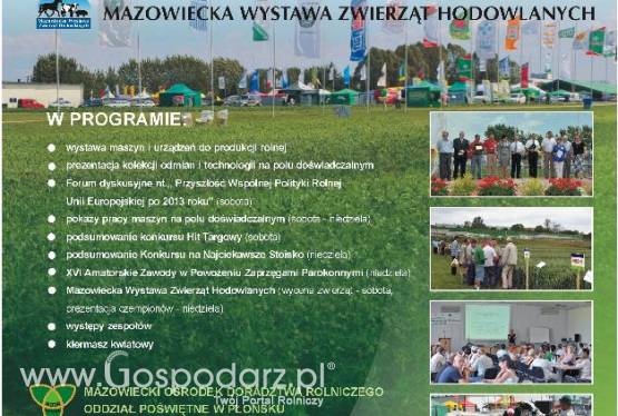 XII Mazowieckie Dni Rolnictwa Płońsk