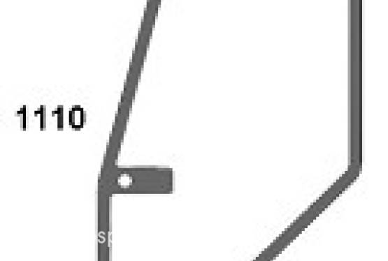 CASE / STEYR - szyba drzwiowa L brązowa