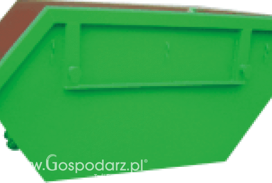 Kontener typu MULDA otwarty - asymetryczny wykonany w systemie bramowym lub hakowym  typu PT-21