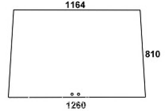STEYR - szyba przednia przezroczysta, seria 8