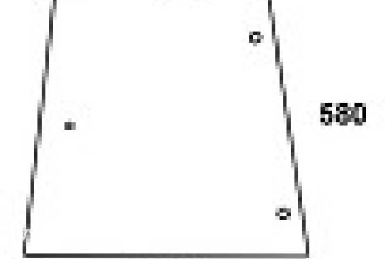 MASSEY FERGUSON - szyba boczna przezroczysta. Seria: MF 300