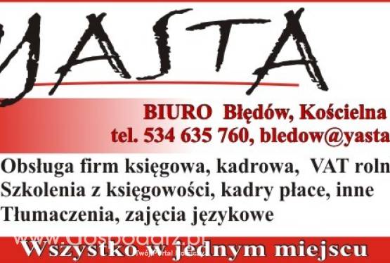 Biuro księgowe usługi dla rolnictwa: VAT w rolnictwie, pracownicy sezonowi