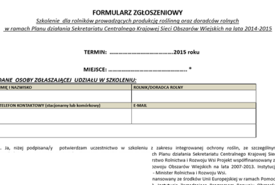 Integrowana ochrona roślin. Ostatnie chwile by zapisać się na szkolenia