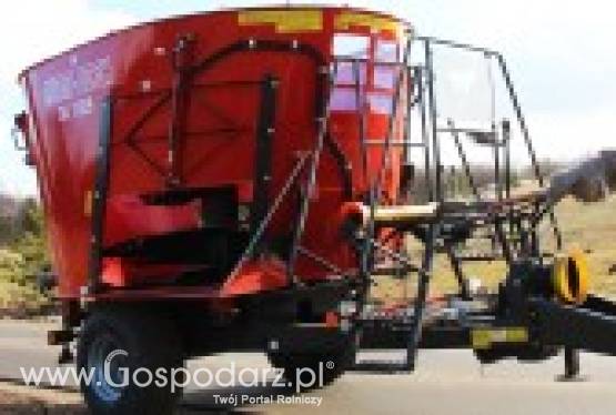 Wóz paszowy jednowirnikowy z obniżoną podłogą T659 BEL-MIX – poj. 6, 8, 10 i 12 m3