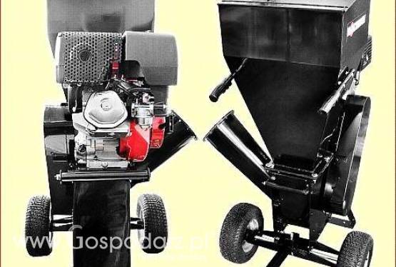 Rębak rozdrabniacz Holzinger napędzany silnikiem 13KM, 1 nóż tnący oraz 16 młotków bijakowych