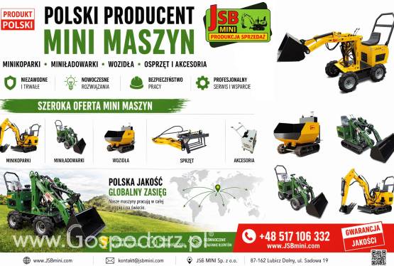 Osprzęt Rolniczy Budowlany + Koparki Ładowarki Wozidła JSB
